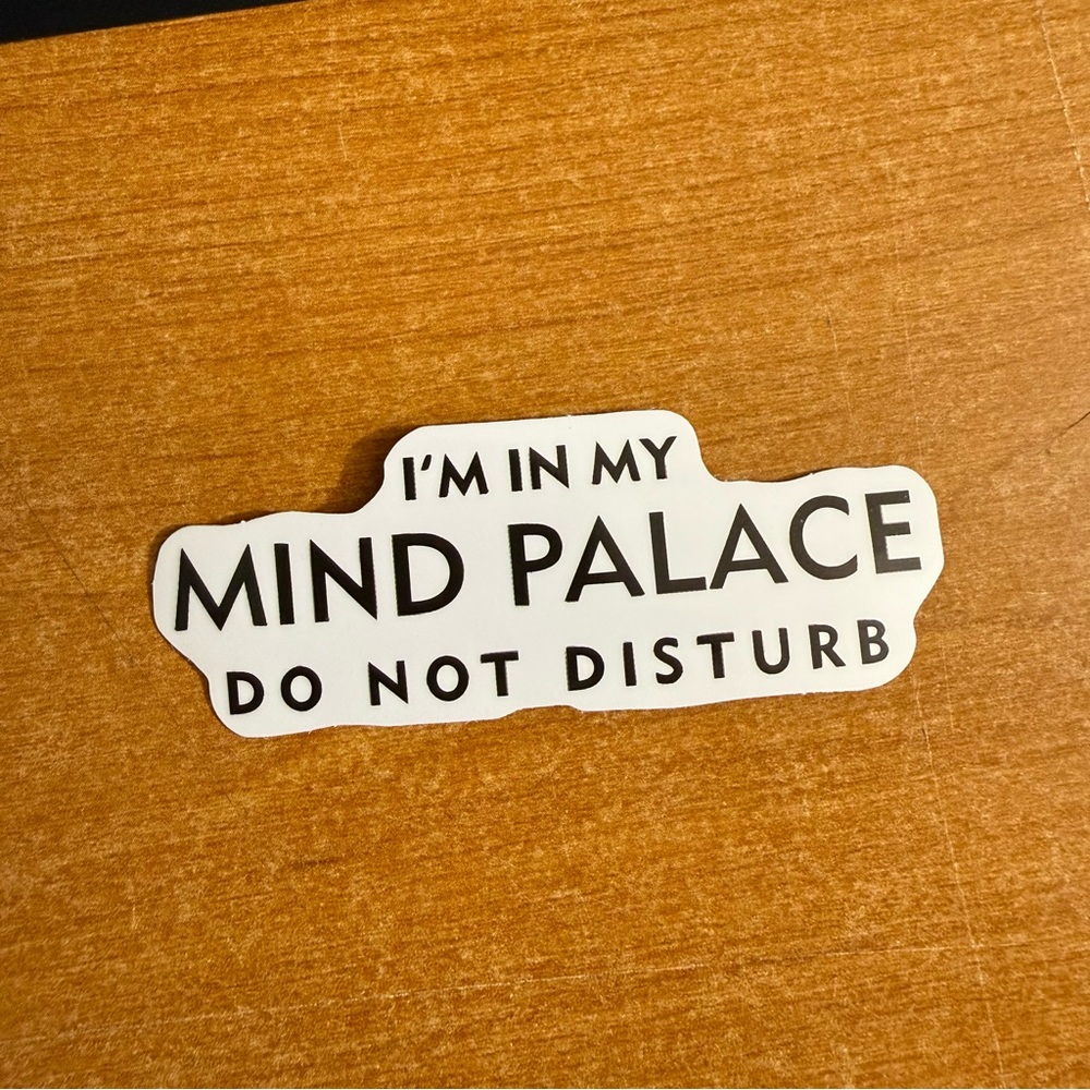 Mind Palace Do Not Disturb‎ Sticker